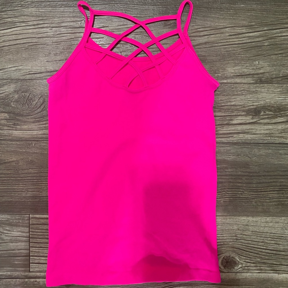 Hot pink tank